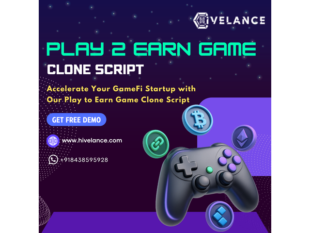 Play-to-Earn Game Clone Script with NFT & Wallet Integration