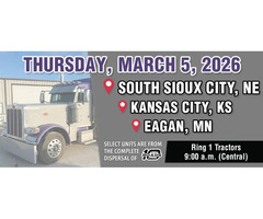 March Farm Equipment Sale in Nebraska – Tractors Ready for Bidding