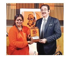 Dr. Sandeep Marwah Honoured by Hanuman Sewa Trust for Global Promotion