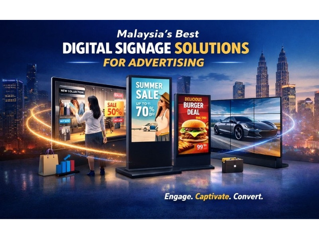Malaysia’s Best Digital Signage Solutions for Advertising