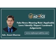 Fake News: Applicable Laws