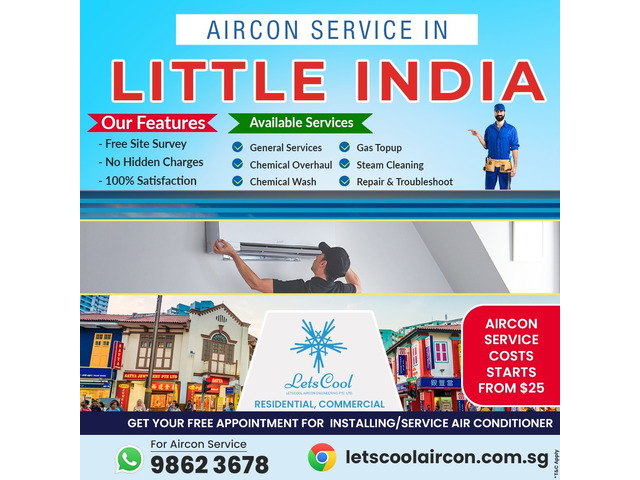 Aircon servicing Little india