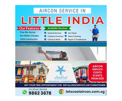 Aircon servicing Little india