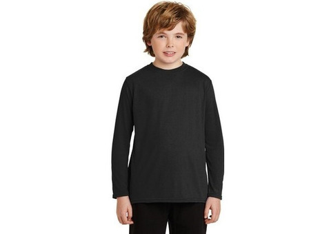 Gildan Youth Long Sleeve T Shirt Charlotte NC for Sports Apparel