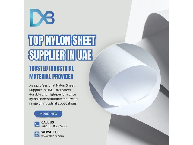 Top Nylon Sheet Supplier in UAE – Trusted Industrial Material Provider