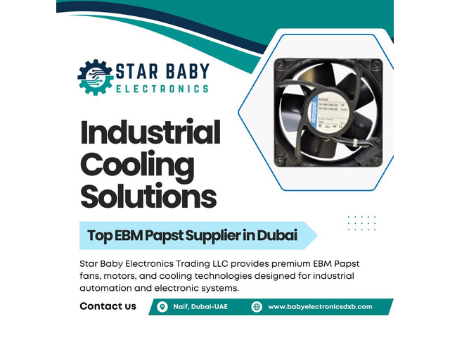 Top EBM Papst Supplier in Dubai for Industrial Cooling Solutions