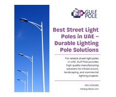 Best Street Light Poles in UAE – Durable Lighting Pole Solutions