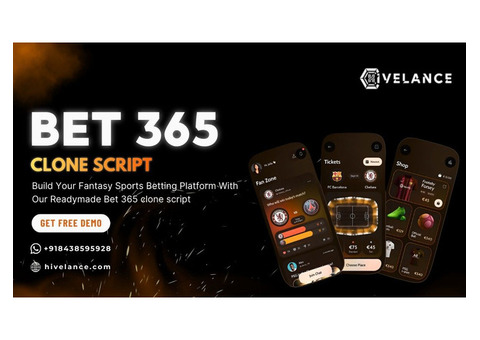 Bet365 Clone Script - Build Your Sportsbook Platform