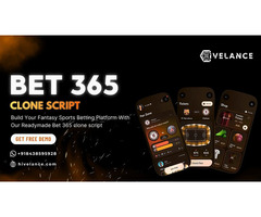 Bet365 Clone Script - Build Your Sportsbook Platform