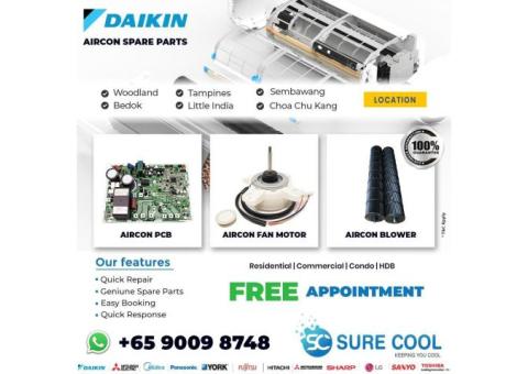 Free Daikin Aircon Spare Parts Replacement Singapore
