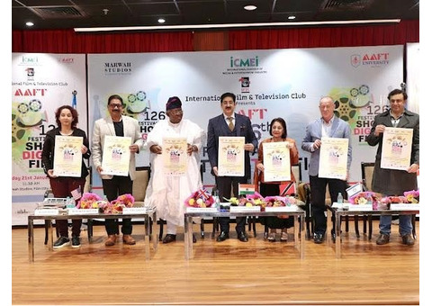Poster of 14th GFJN 2026 Unveiled During 126th AAFT Festival of Short