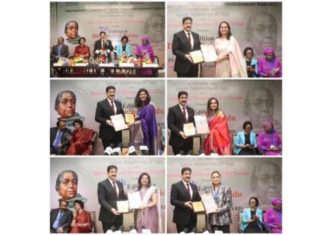 7th Dr Sarojini Naidu International Awards Honor One Hundred Outstandi