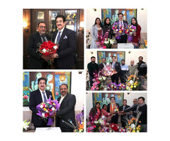 Dr. Sandeep Marwah Felicitated on Being Appointed Vice President