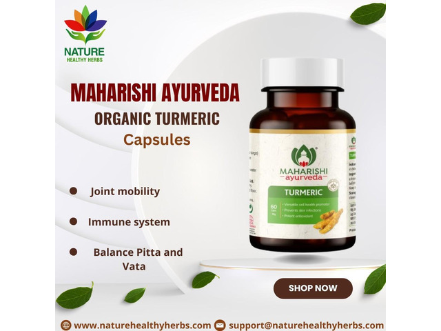 Maharishi Ayurveda Organic Turmeric Capsules