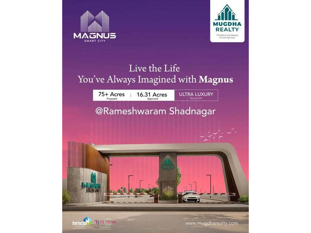 Villa plots near Shadnagar Rameshwaram | Mugdha Realty