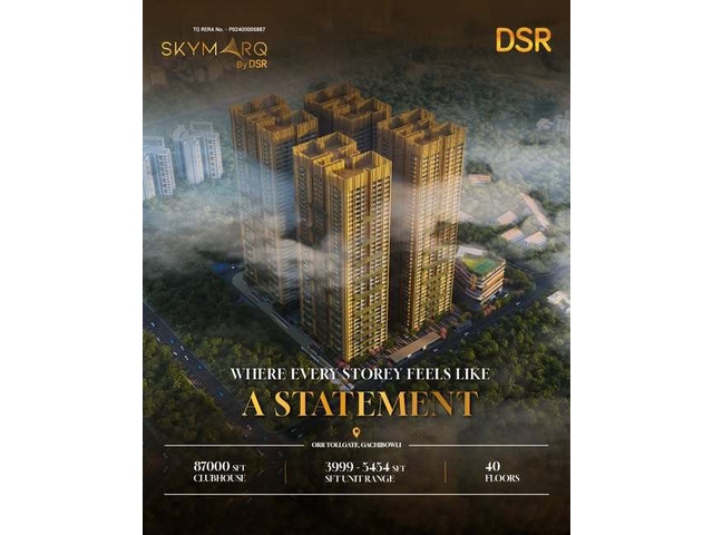 apartments for sale in gachibowli | DSR Skymarq