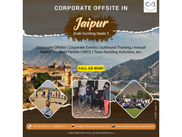 Corporate Offsite Tour in Jaipur: Discover with CYJ Events