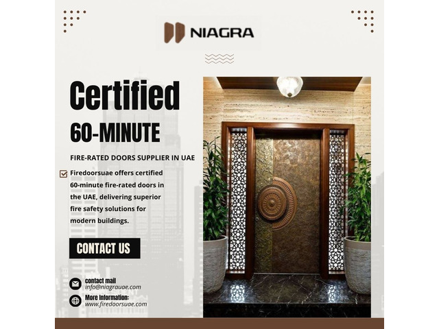 Certified 60-Minute Fire-Rated Doors Supplier in UAE