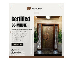 Certified 60-Minute Fire-Rated Doors Supplier in UAE