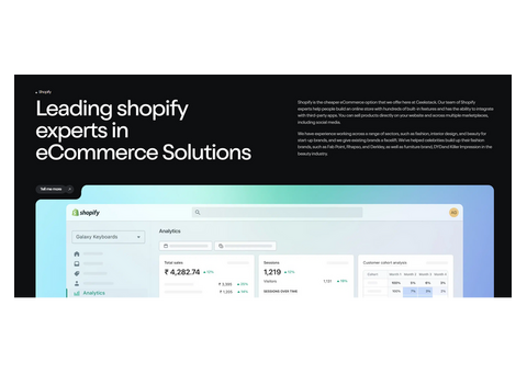 Custom Shopify Development Company in Coimbatore Geekstack