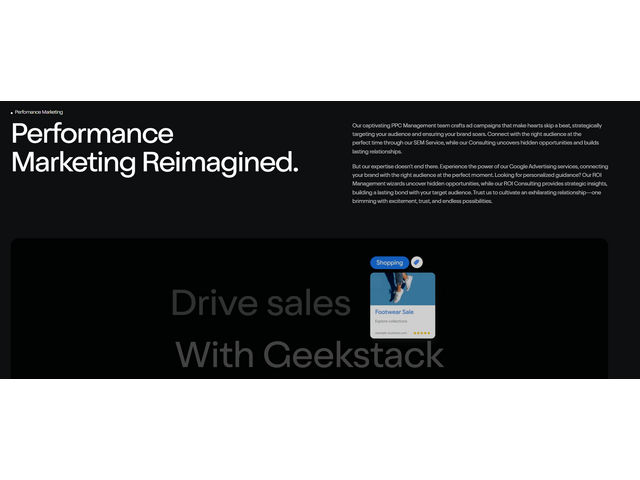 Performance Marketing Services in India Geekstack