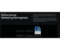 Performance Marketing Services in India Geekstack