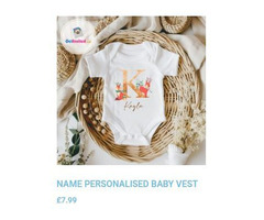 Personalised Pregnancy Announcement Vest for Baby Reveals UK