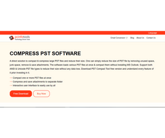 PcinfoTools Compress PST Software