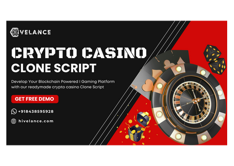 Get Top Crypto casino clone script at Low Cost