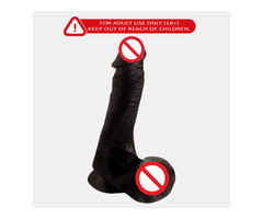 Black Dildo – Realistic Vibrating Pleasure