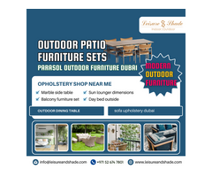 Outdoor Table and Bench – Premium Designs by Leisure and Shade