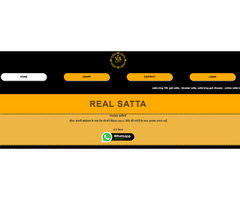 Real Satta King – Latest Results, Charts & Daily Updates - 1/1