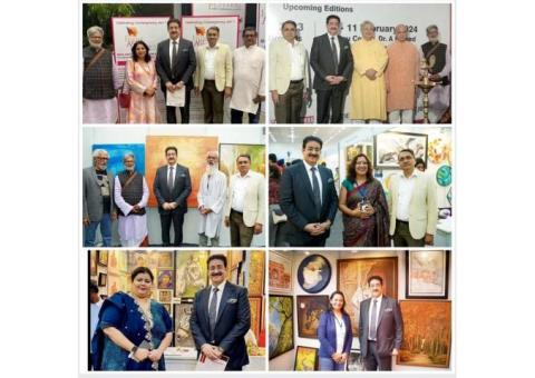 Sandeep Marwah Inaugurates the Grand 8th Edition of India Art Festival
