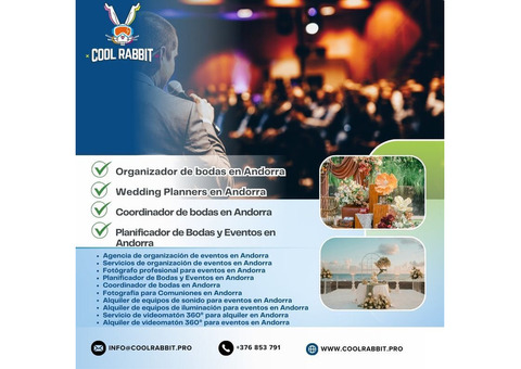 Fotógrafo profesional para eventos en Andorra con Cool Rabbit