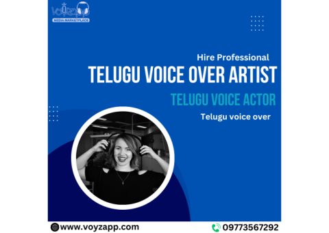 Hire Professional Telugu Voice Over Actor/Artists in India