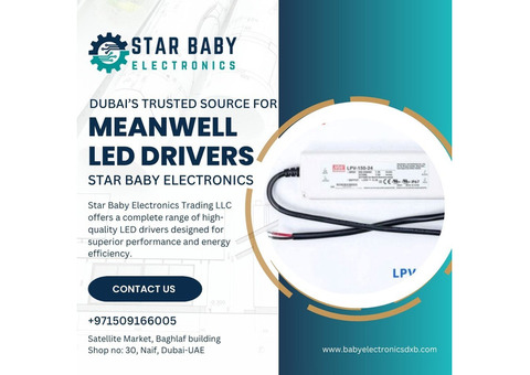 Dubai’s Trusted Source for Meanwell LED Drivers