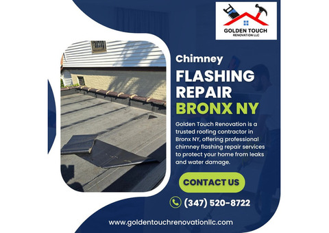 Chimney Flashing Repair Bronx NY | Golden Touch Renovation Experts