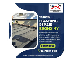 Chimney Flashing Repair Bronx NY | Golden Touch Renovation Experts - 1/1