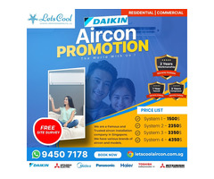 Daikin aircon promotion