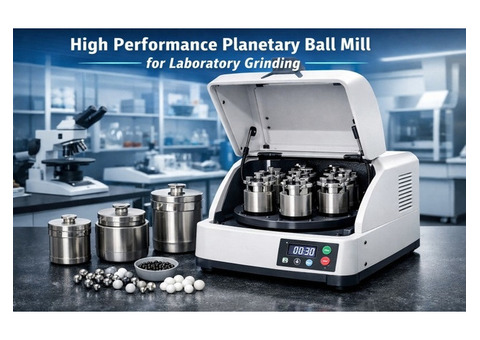 High Performance Planetary Ball Mill for Laboratory Grinding