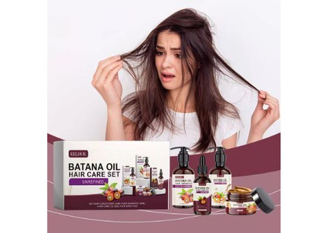 🌿 Premium 2Pcs Batana Oil Hair Care Set for Thicker & Fuller Hair