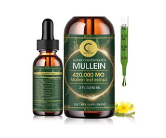 Mullein Leaf Drops - Lung Cleanse & Respiratory Support