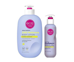 eos Vanilla Cashmere Lotion & Shave Oil Bundle