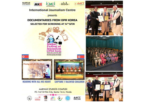 DPR Korea Short Documentaries Honoured at 14th GFJN and AVGC Noida
