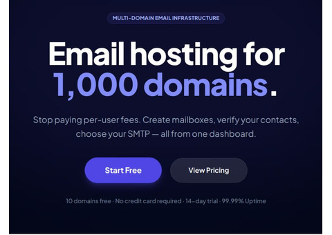 TrekMail — Business Email Hosting for Custom Domains