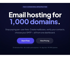 TrekMail — Business Email Hosting for Custom Domains