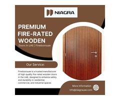 Premium Fire-Rated Wooden Doors in UAE | Firedoorsuae