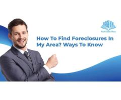 How to find foreclosures in my area