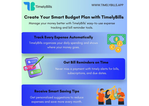 Expense Tracker App for Smart Money Control - Timelybills