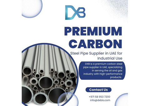 Premium Carbon Steel Pipe Supplier in UAE for Industrial Use